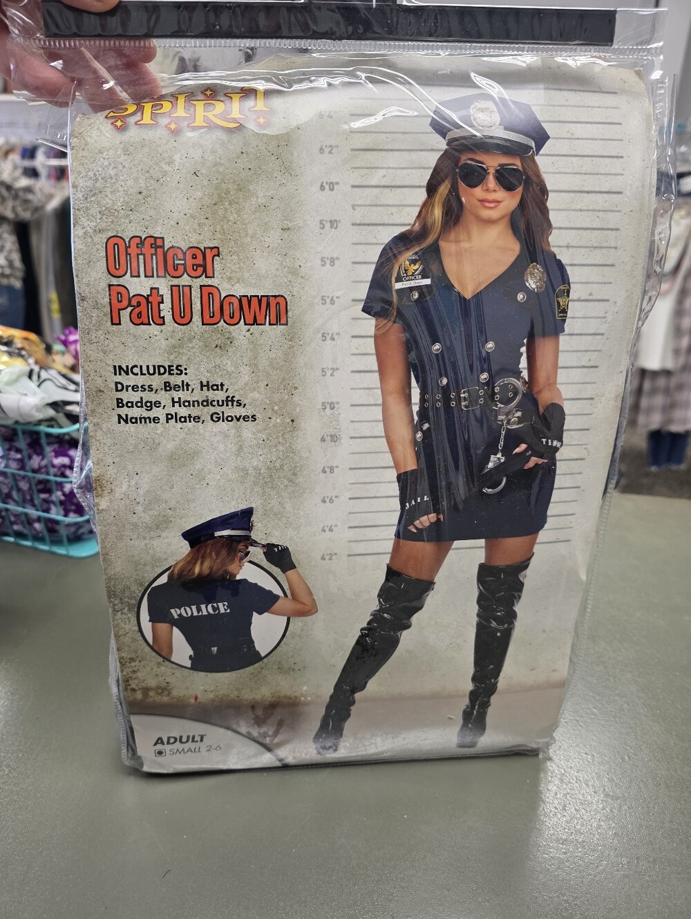 Halloween Costume Sz Small Euc Officer Pat You Down